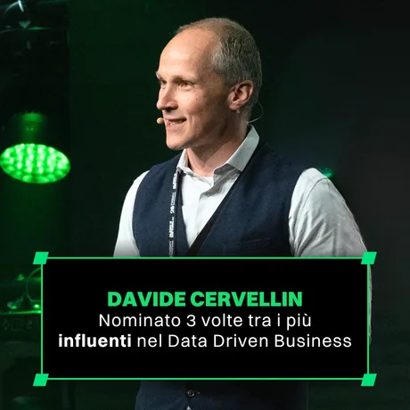 Davide Cervellin — Nominato 3 volte tra i più influenti nel Data Driven Business