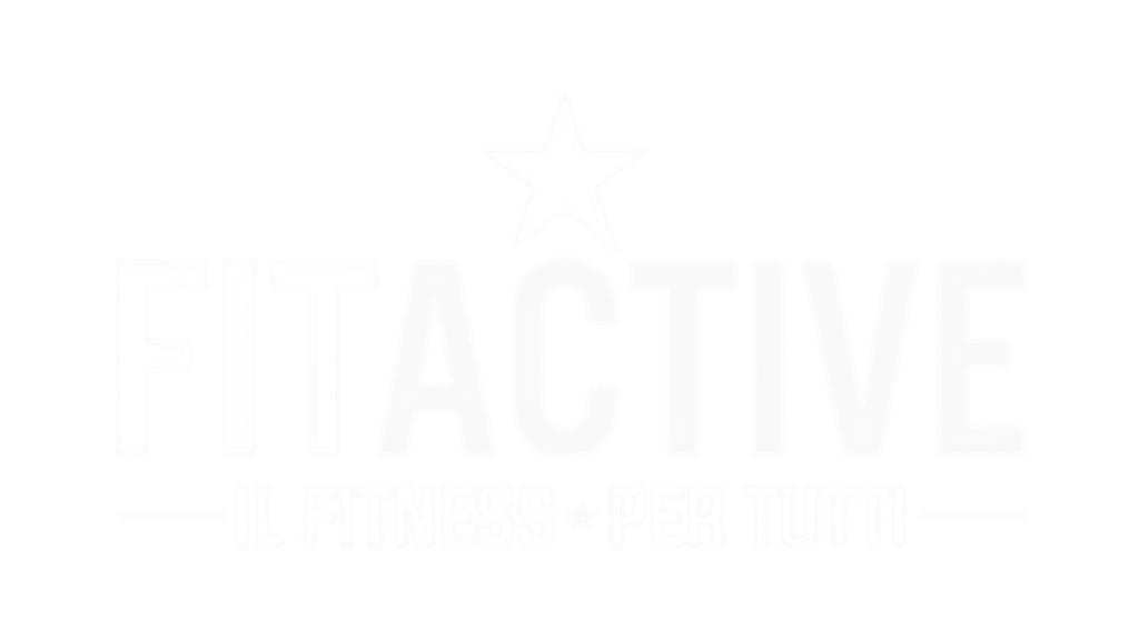 fit active logo bianco